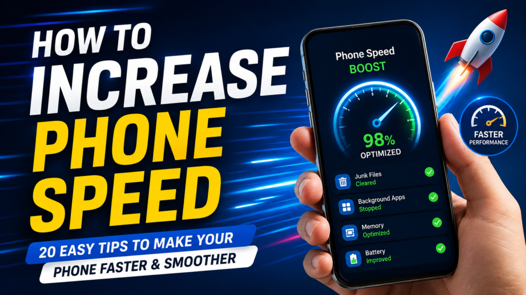 How to Increase Phone Speed: 20 Easy Ways to Make Your Phone Faster Phone Speed